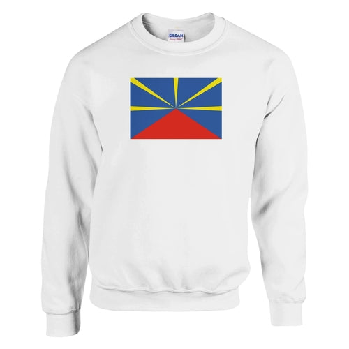 Sweat-shirt Drapeau de La Réunion