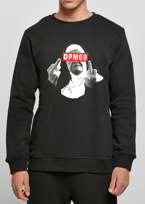 Men's sweatshirt design Unlike Others Fck black