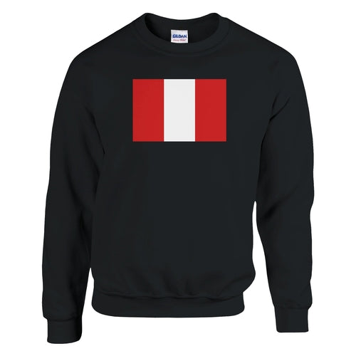 Sweat-shirt Drapeau du Pérou