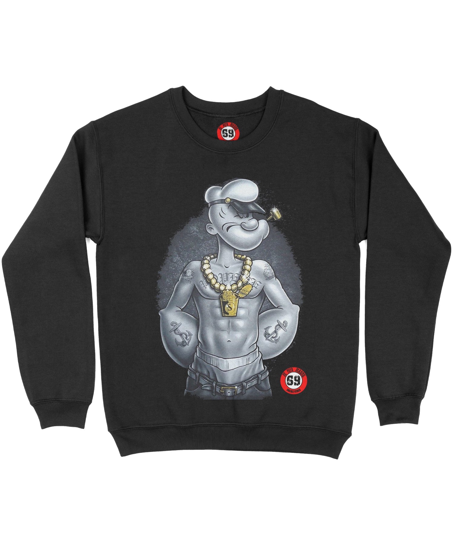 Men's sweatshirt design popeye