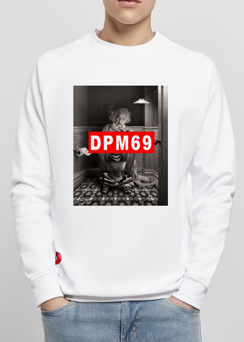 Men's sweatshirt design Einstein black