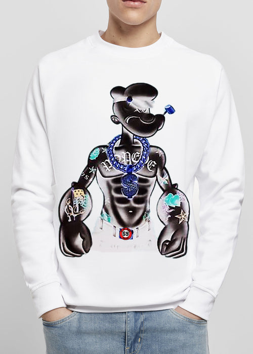 Men's sweatshirt design popeye
