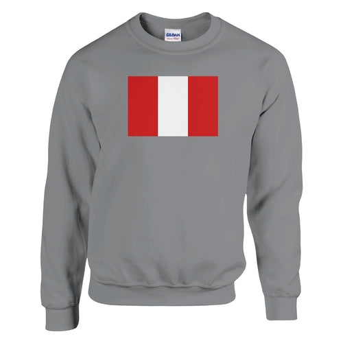 Sweat-shirt Drapeau du Pérou