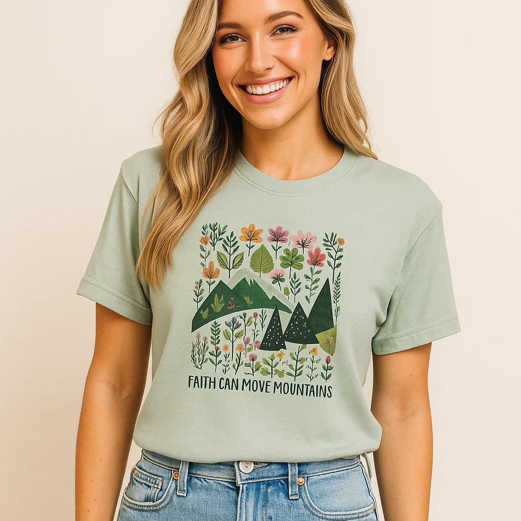 Faith Can Move Mountains Graphic Tee