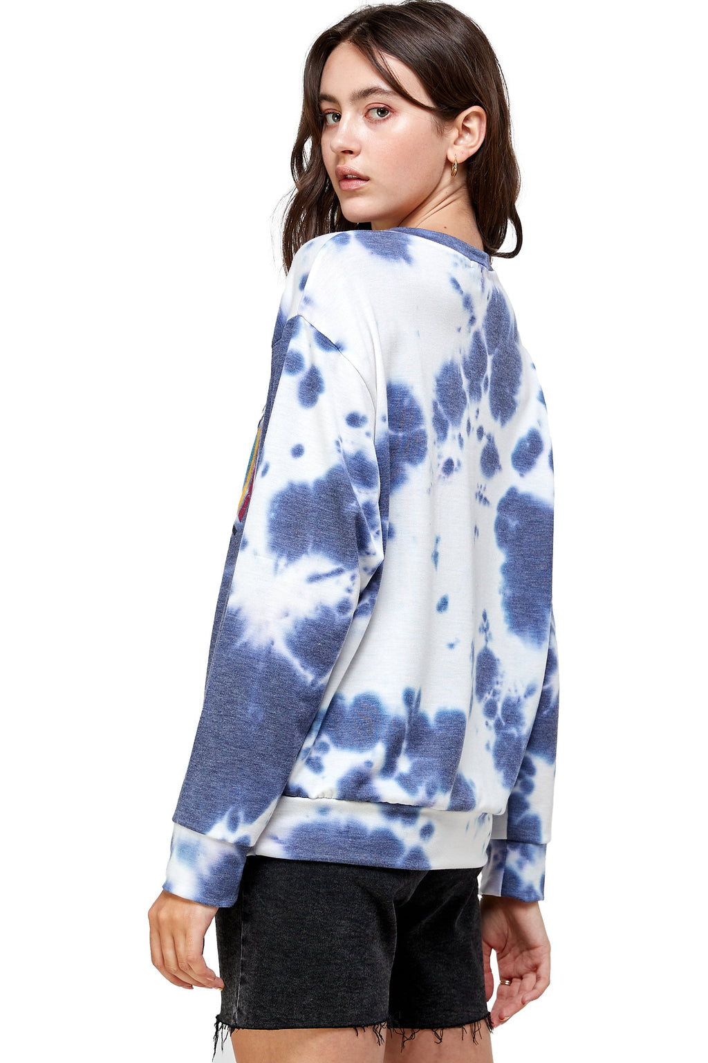 French Terry Tie Dye Screen Printed Sweatshirts