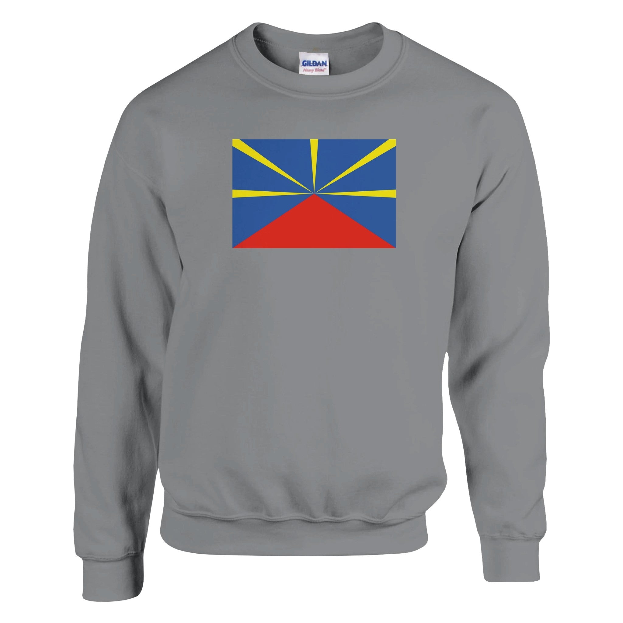 Sweat-shirt Drapeau de La Réunion