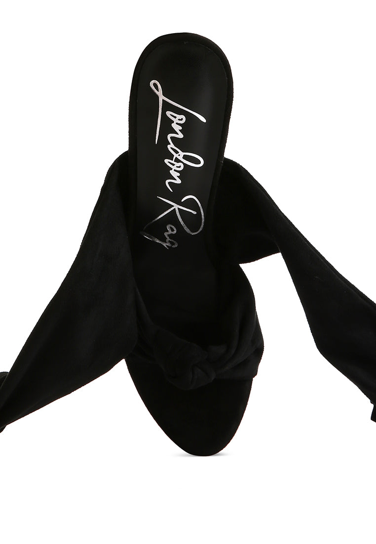 Bauble High Heeled Lace Up Sandals