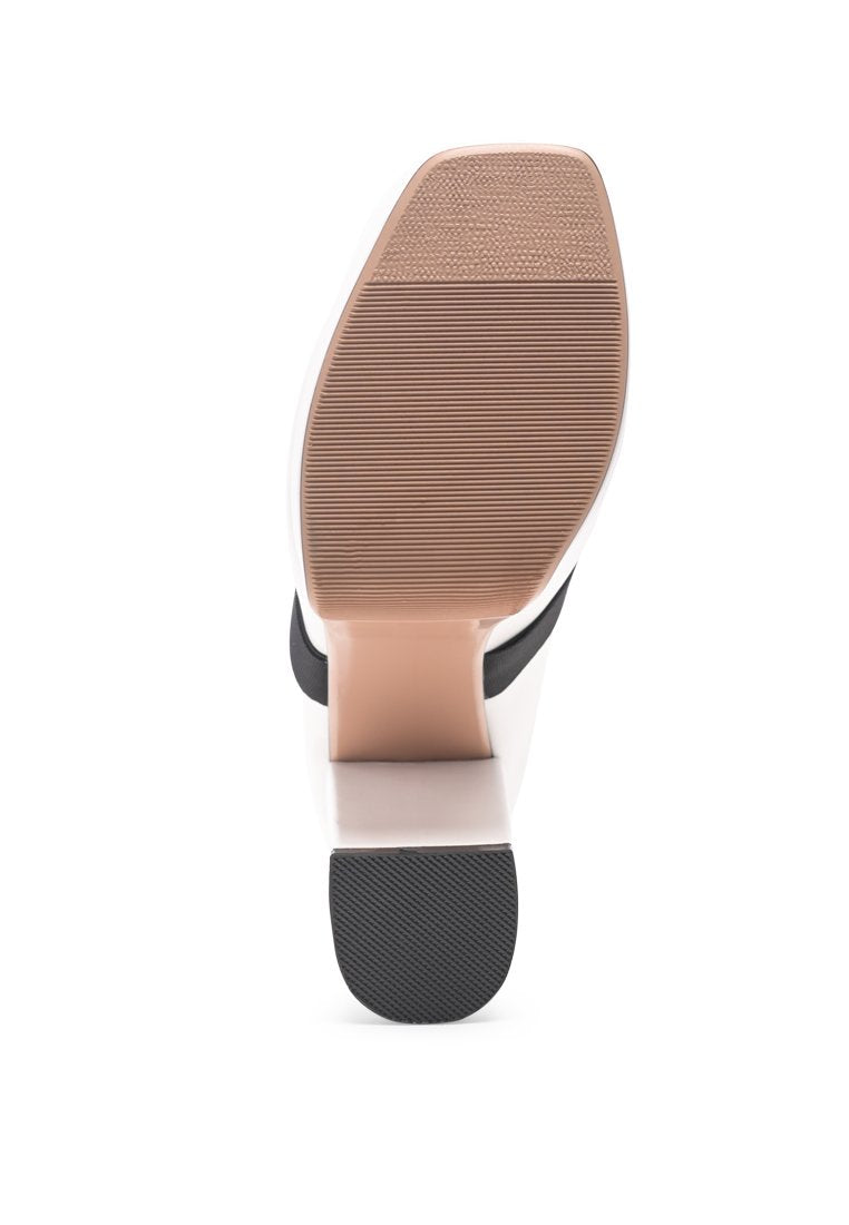 Boomer Chunky High Block Heel Boots