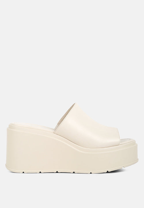 Chunky Slip On Platforms by RUW