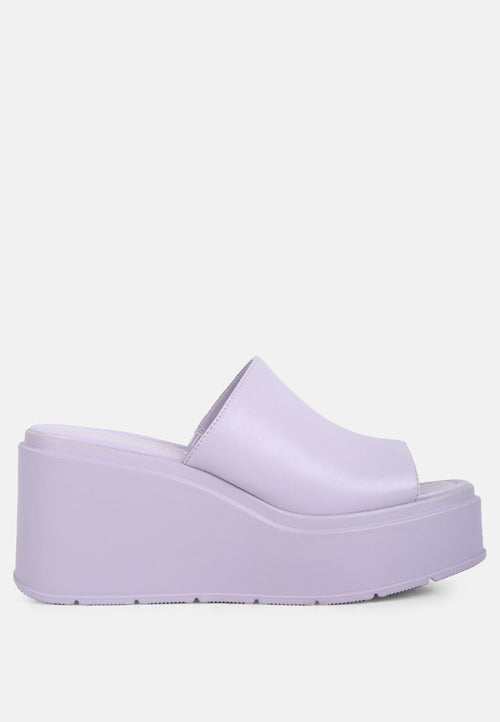 Chunky Slip On Platforms by RUW