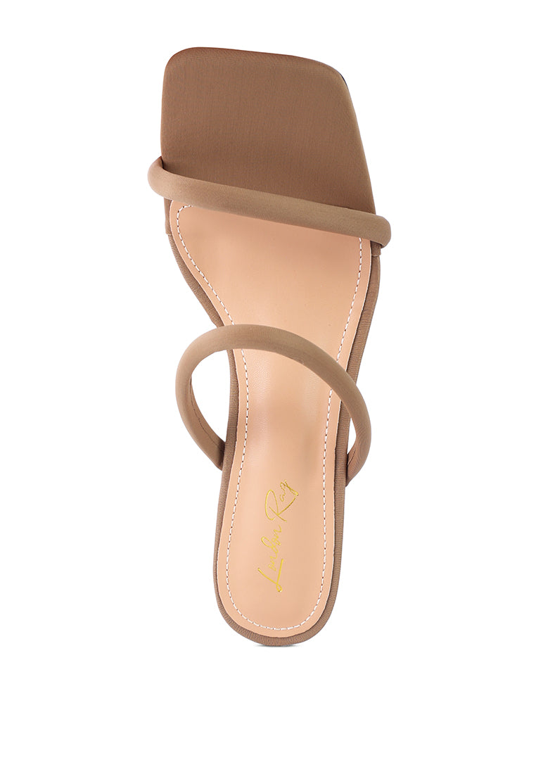 Downtown Double Strap Fantasy Heel Sandals