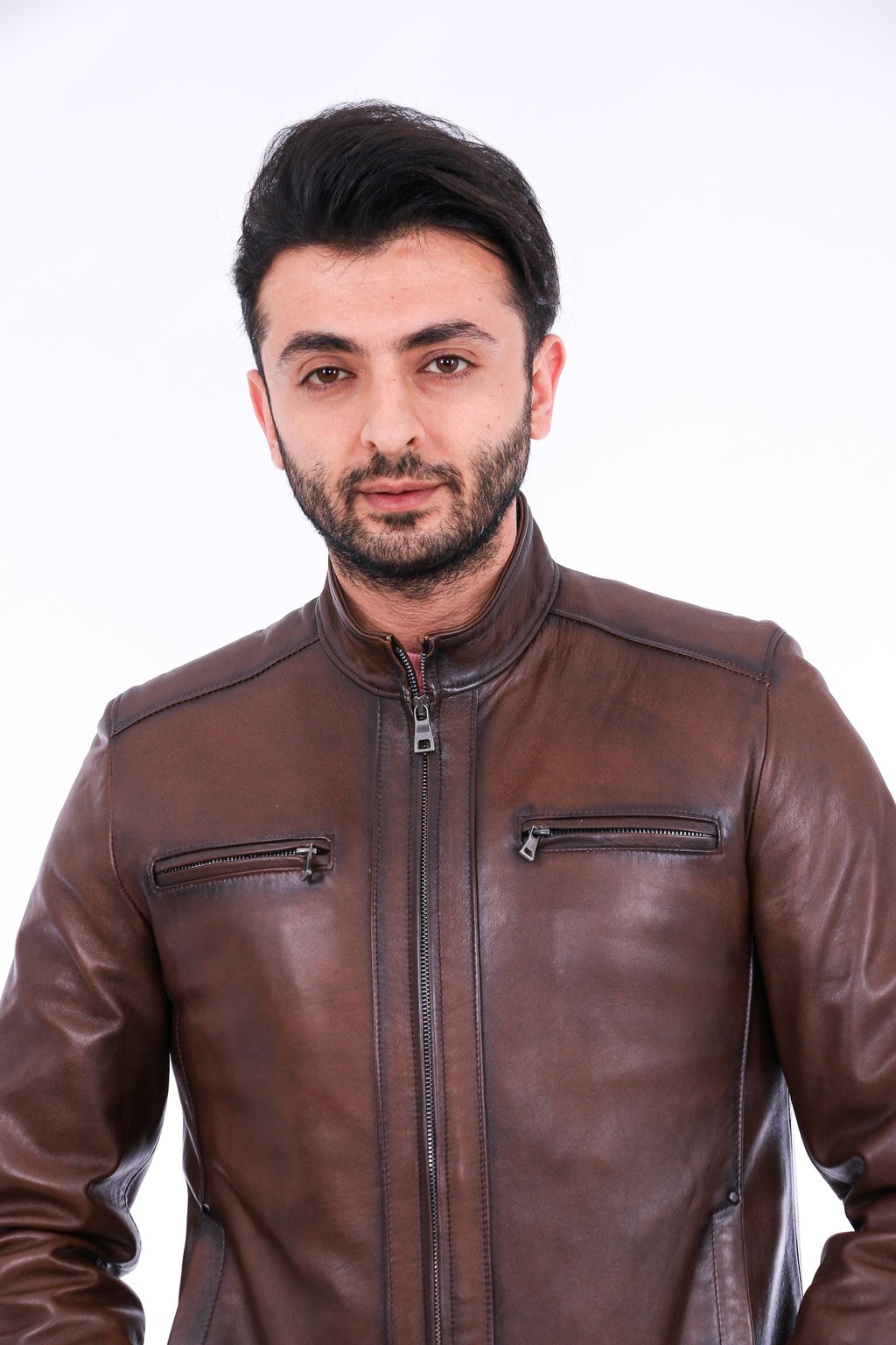 Armati Biker Leather Jacket
