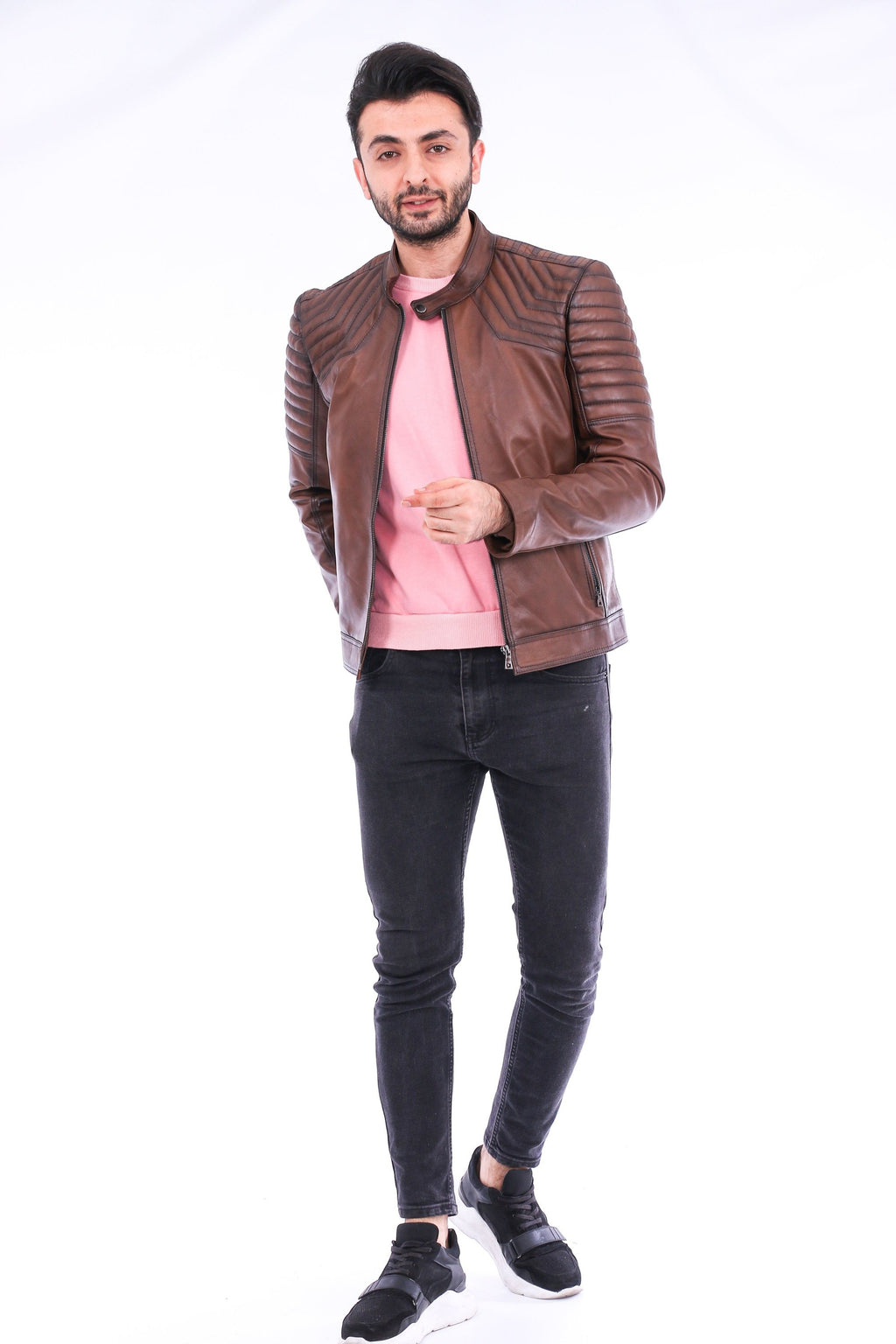 Morelli Leather Biker Jacket