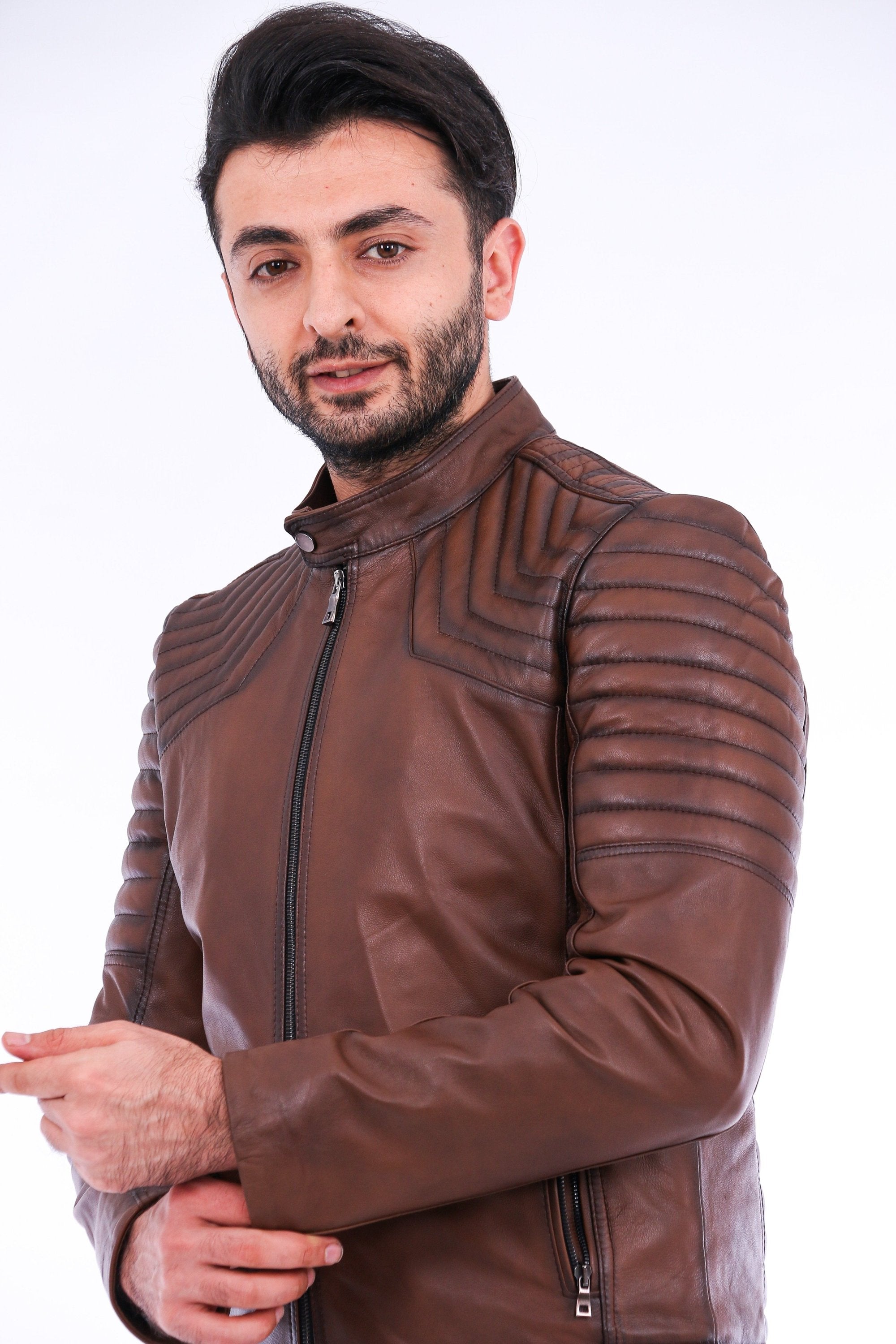 Morelli Leather Biker Jacket