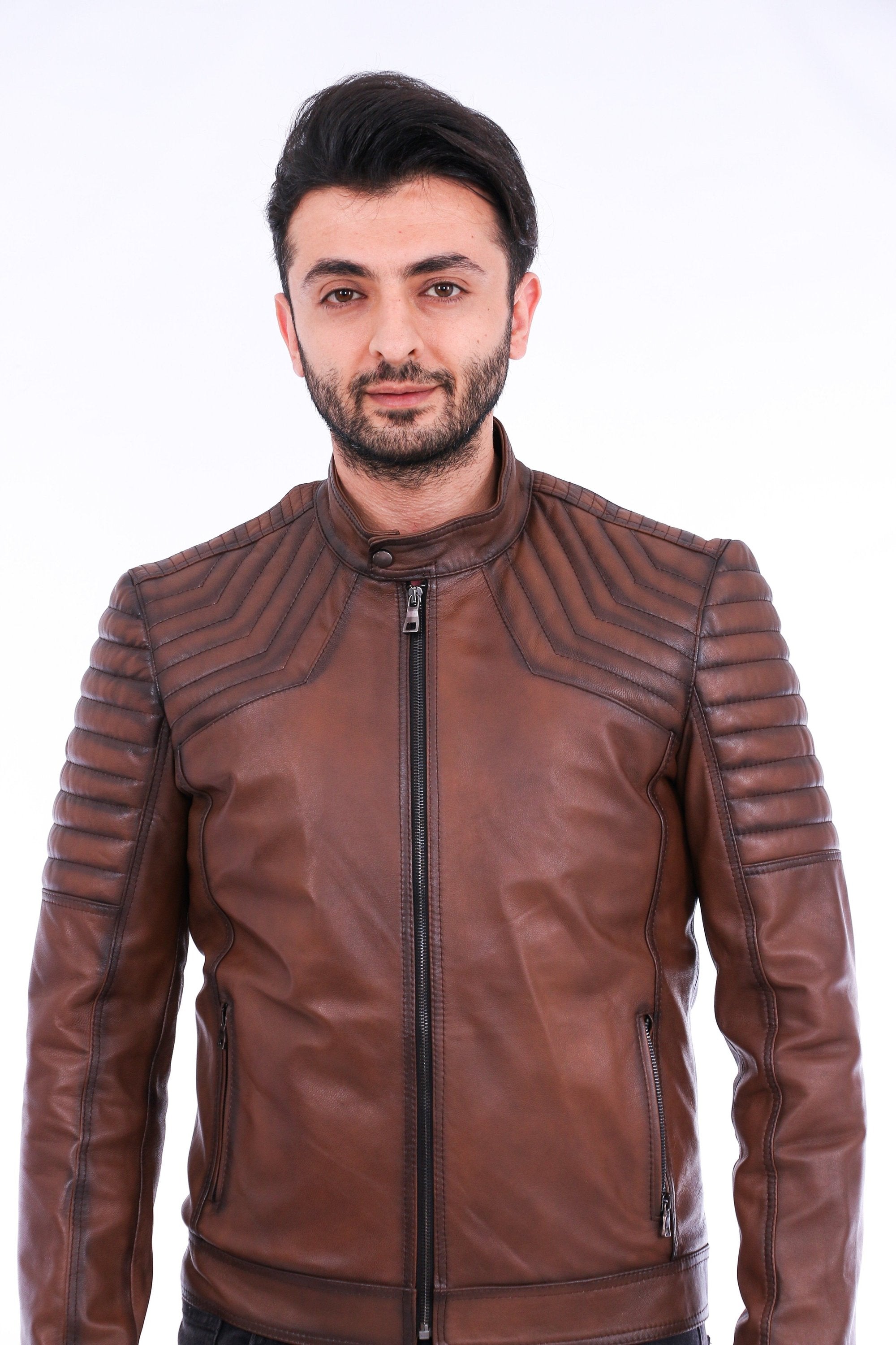 Morelli Leather Biker Jacket