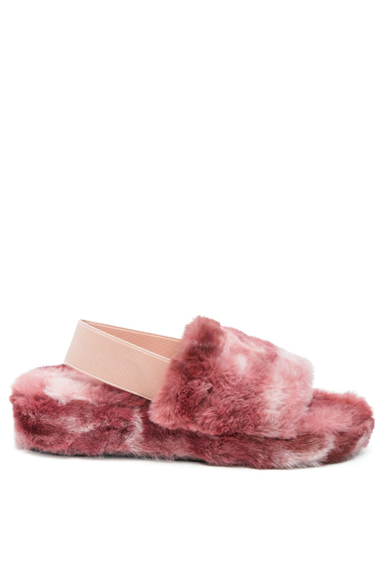 Jamun Slingback Platform Slides