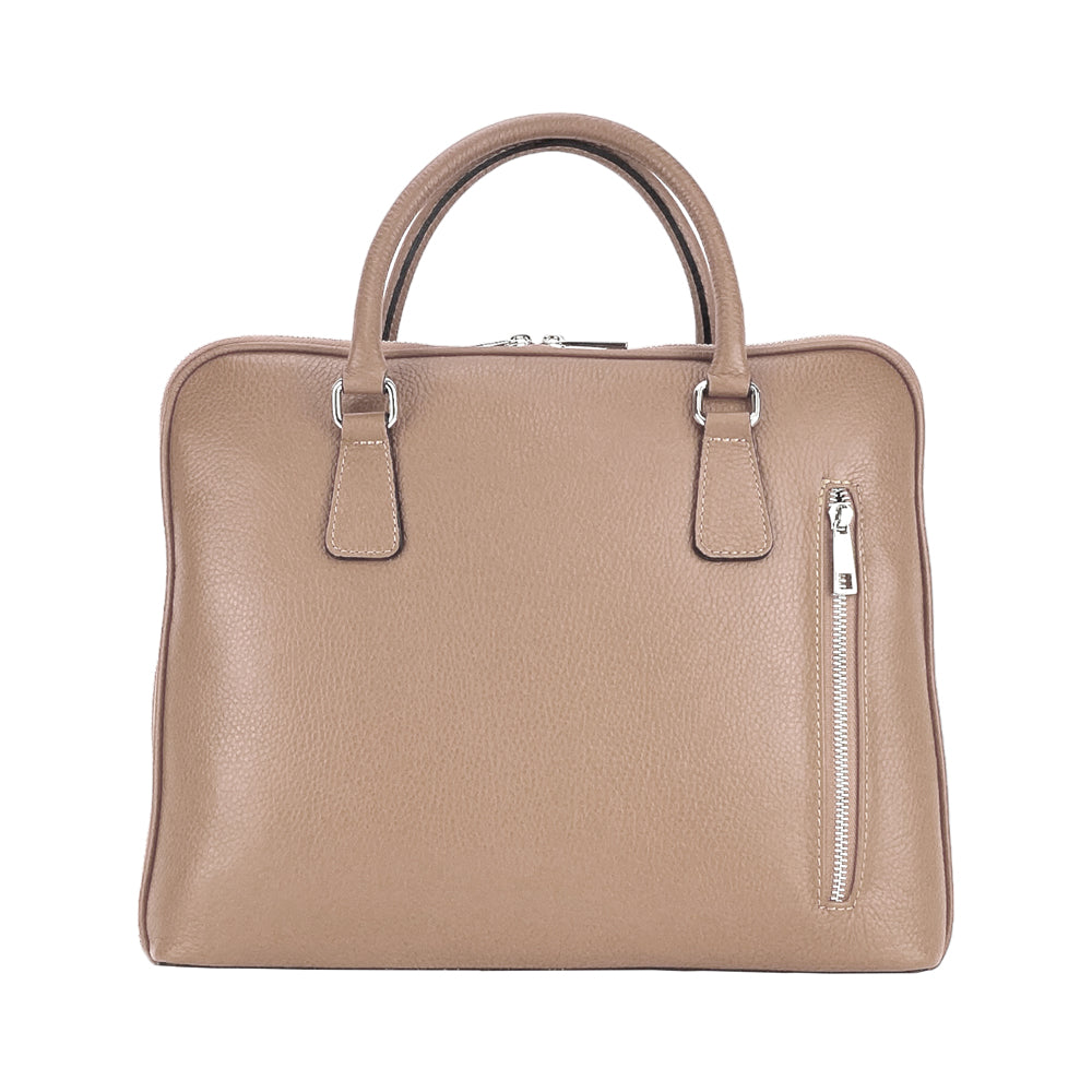 RB1019AQ | Cartella Business Unisex in Vera Pelle Made in Italy con