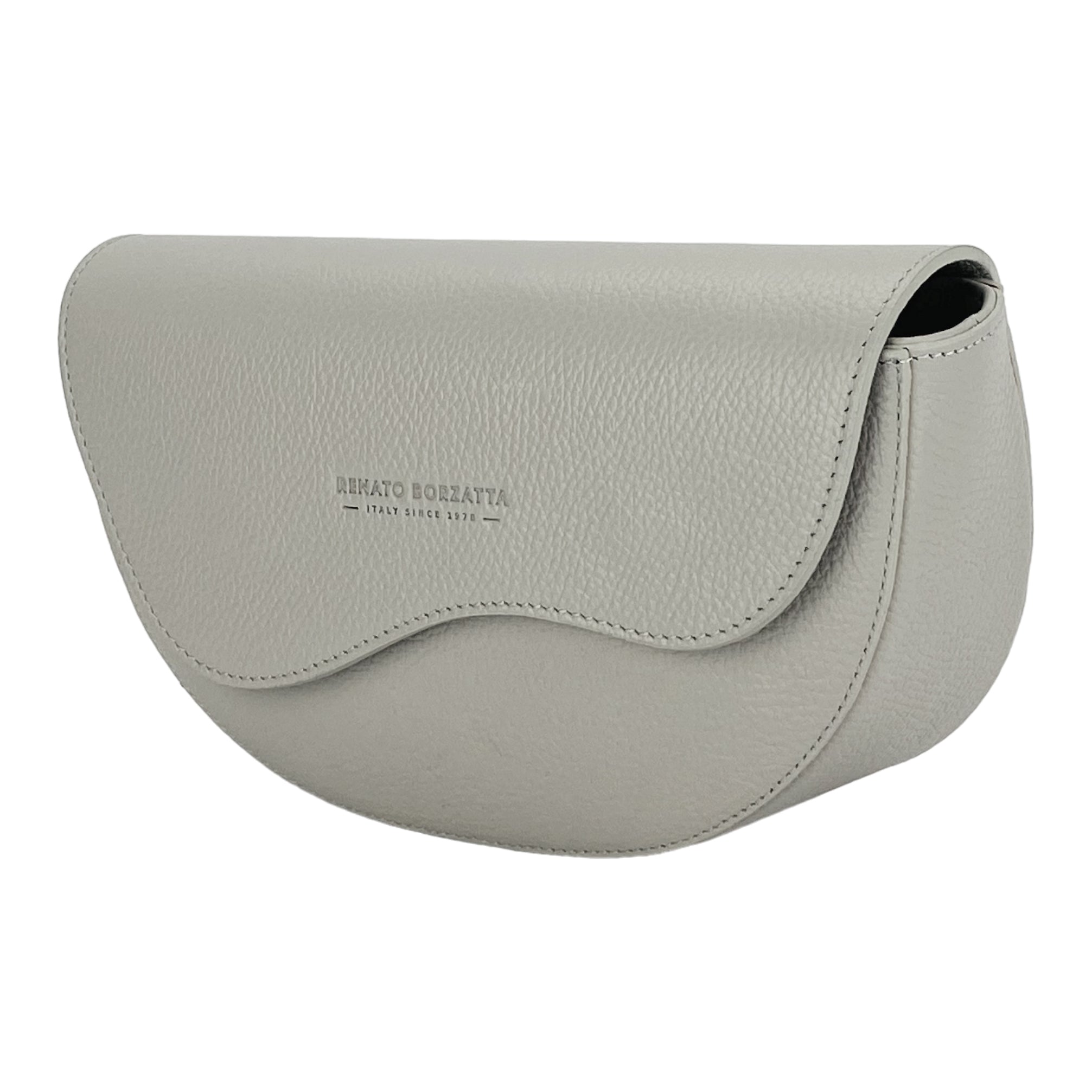 RB1027BO  | Borsa Donna a Bandoliera stondata in Vera Pelle Made in