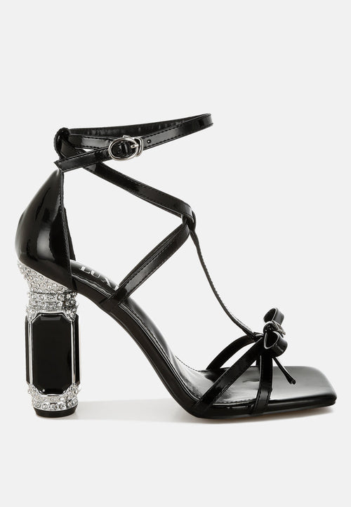 Affluence Jeweled High Heel Sandals