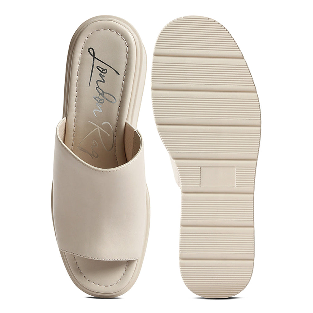 Chunky Slip On Platforms by RUW