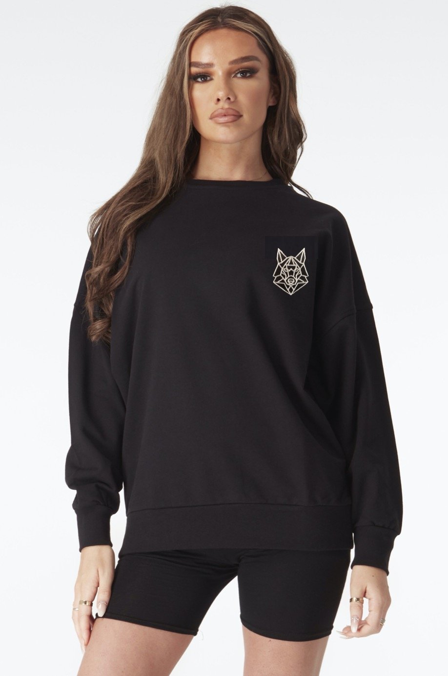 Gothic Knight Black Sweatshirt
