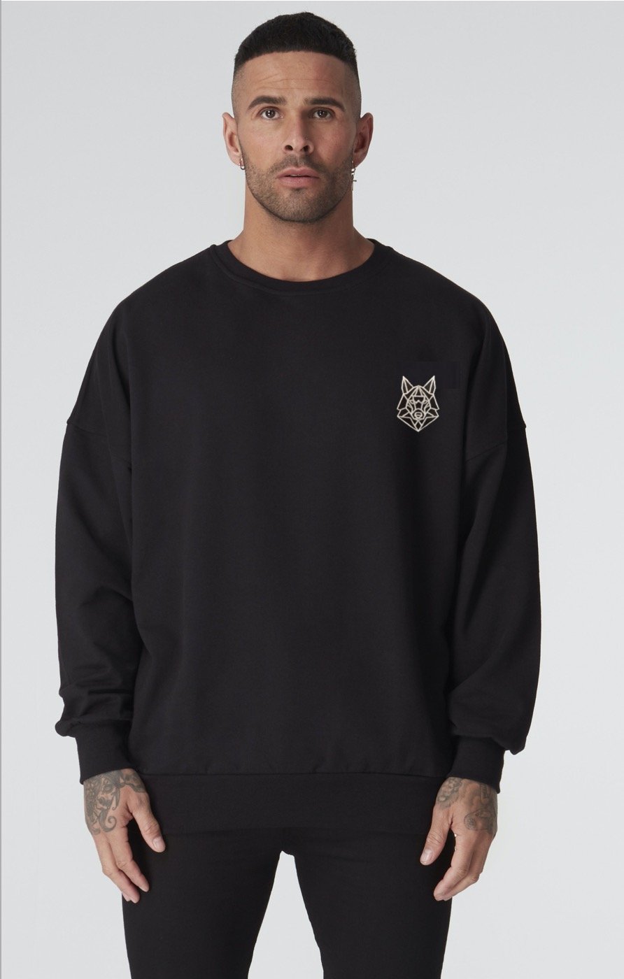 Gothic Knight Black Sweatshirt