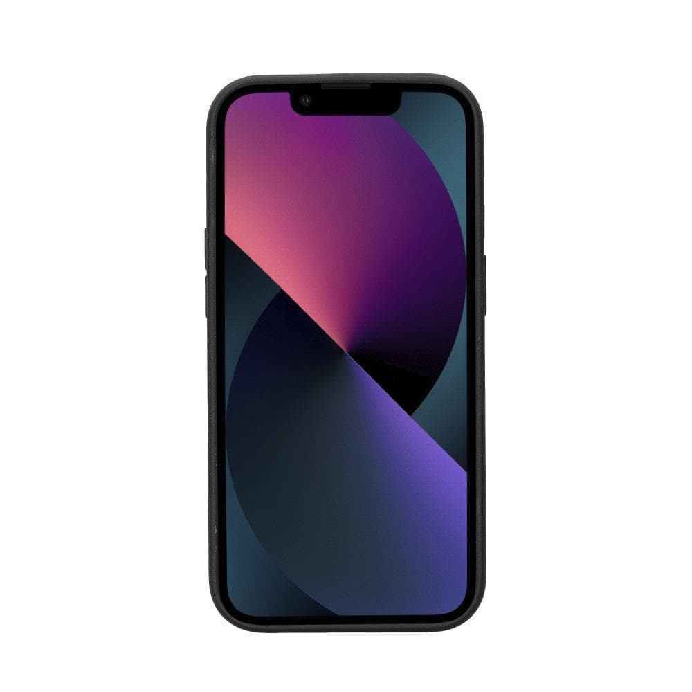 Flexible Leather Back Cover with CardHolder for iPhone 14 Series