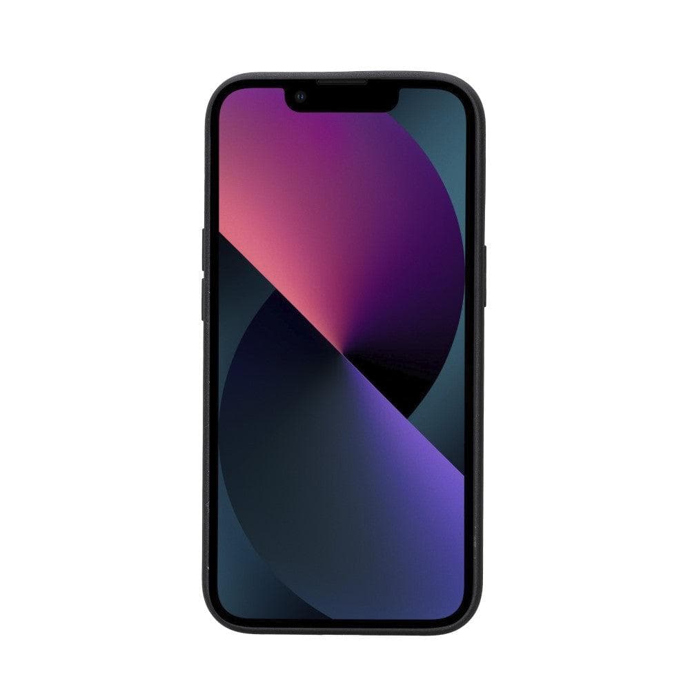 Flexible Leather Back Cover with CardHolder for iPhone 14 Series