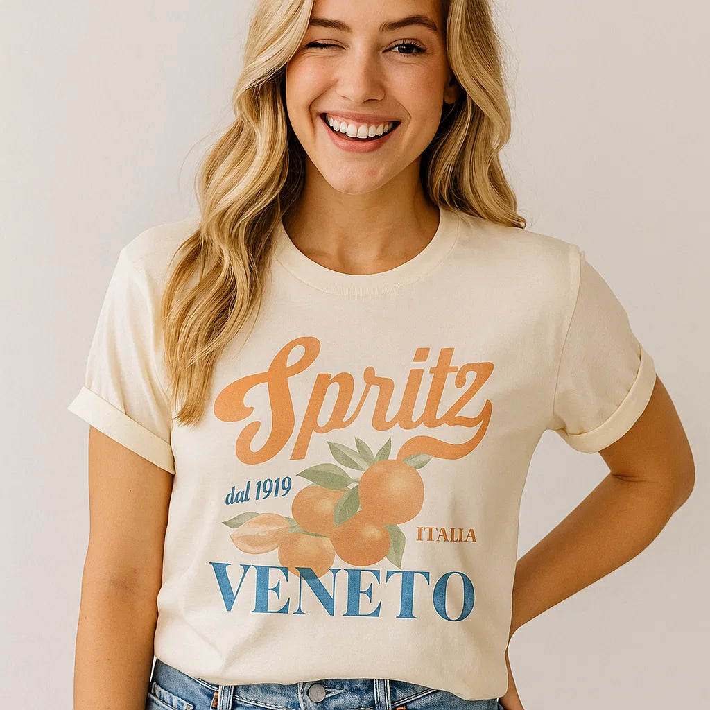 Spritz Veneto Graphic Tee, Vintage, Italian Style