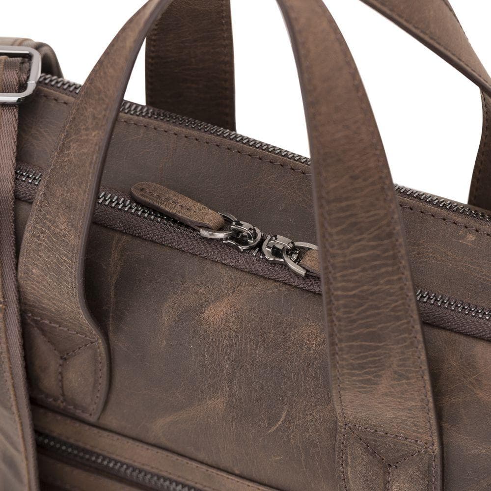 Thasos Leather Laptop Bag