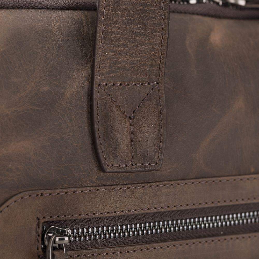 Thasos Leather Laptop Bag
