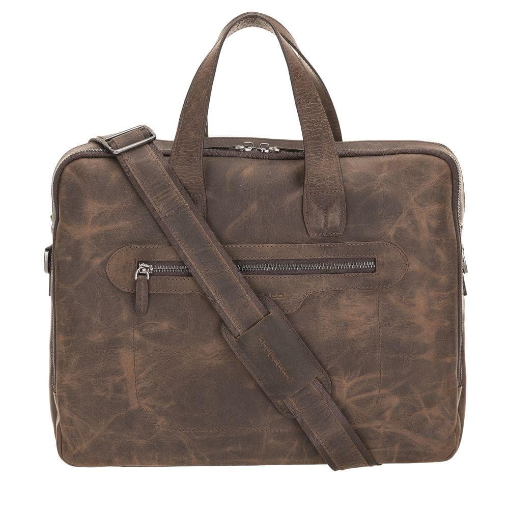 Thasos Leather Laptop Bag