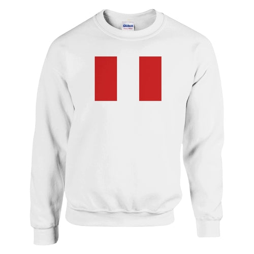 Sweat-shirt Drapeau du Pérou