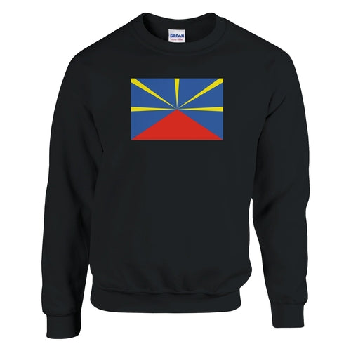 Sweat-shirt Drapeau de La Réunion