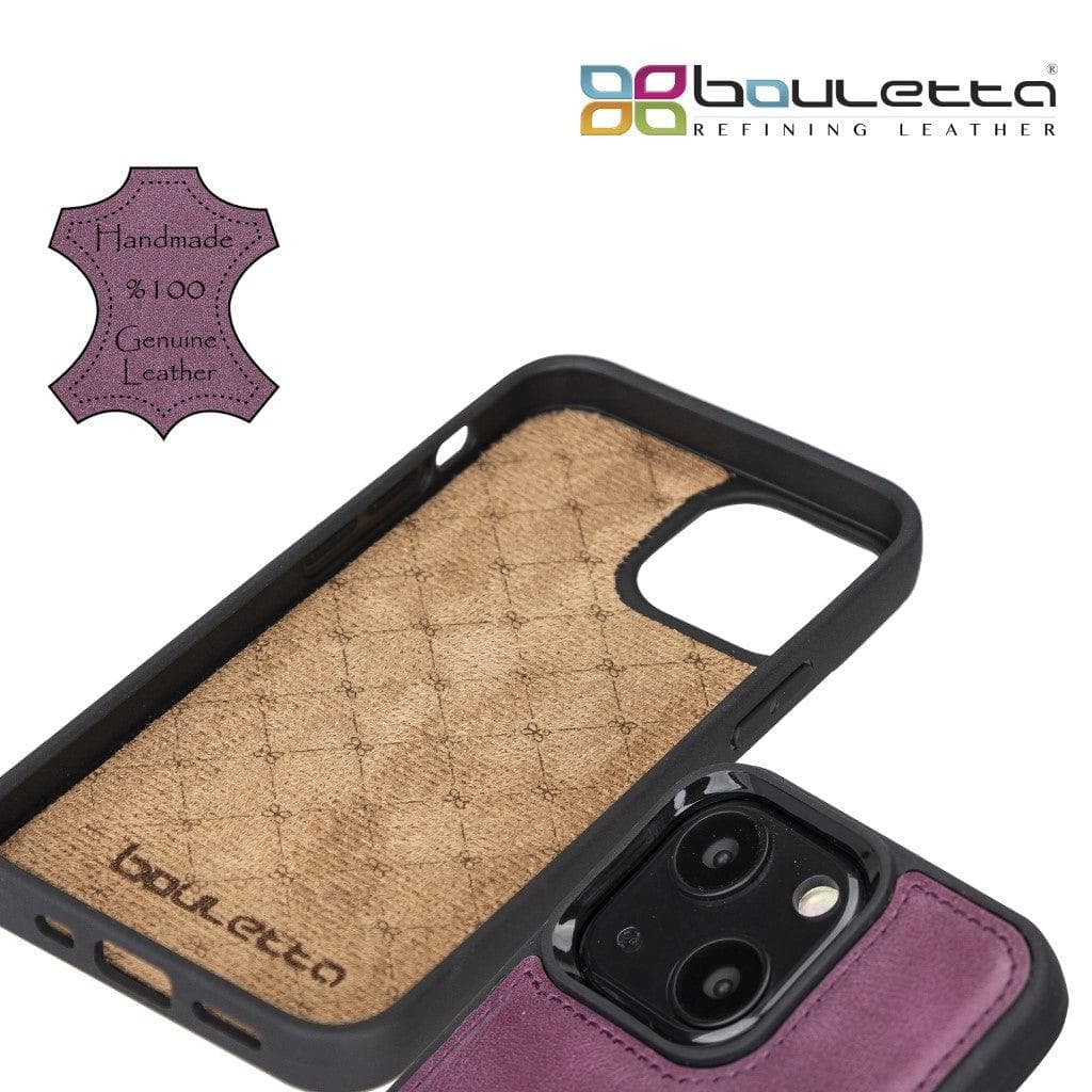 Flexible Leather Back Cover with CardHolder for iPhone 13 Series