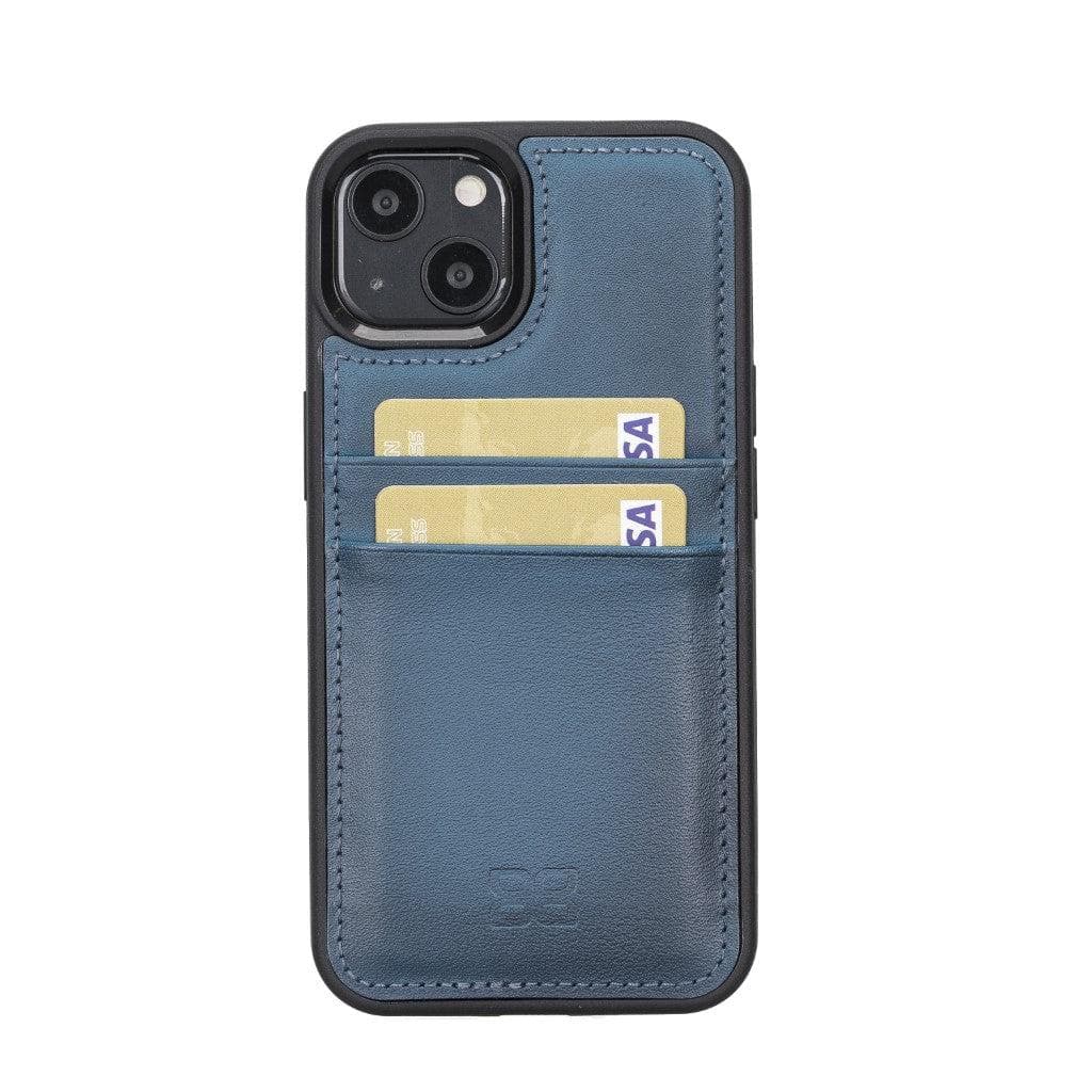 Flexible Leather Back Cover with CardHolder for iPhone 13 Series