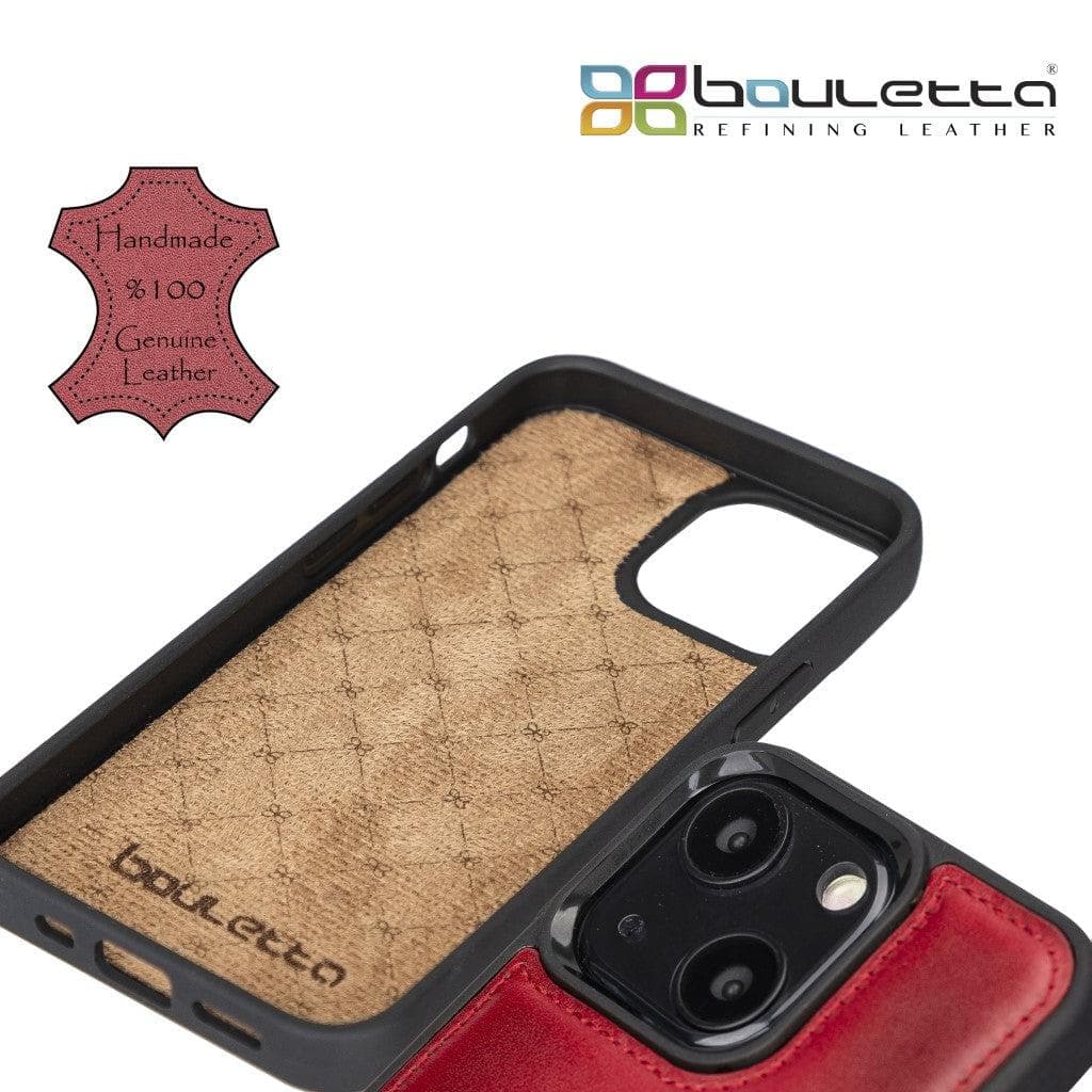 Flexible Leather Back Cover with CardHolder for iPhone 13 Series