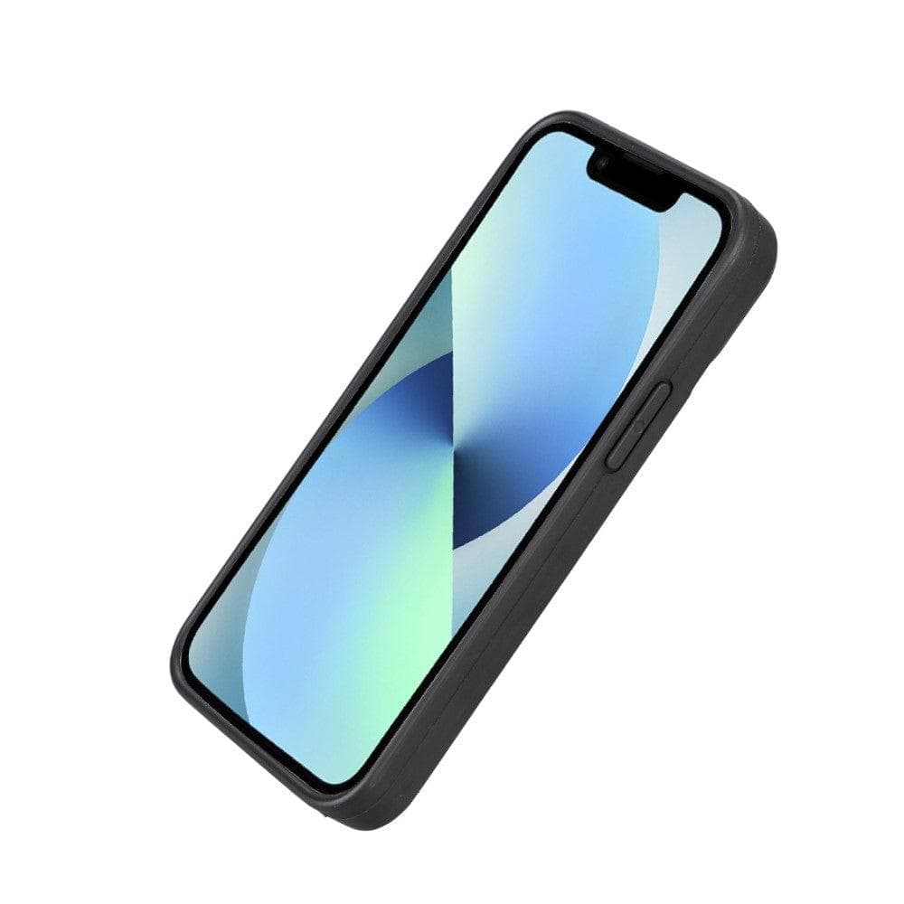 Flexible Leather Back Cover with CardHolder for iPhone 13 Series