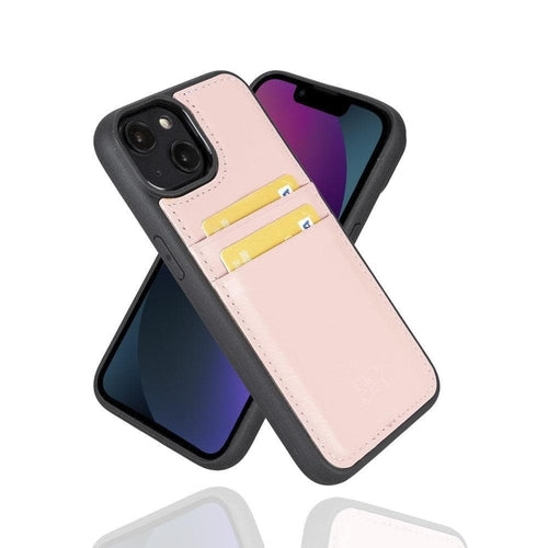 Flexible Leather Back Cover with CardHolder for iPhone 14 Series