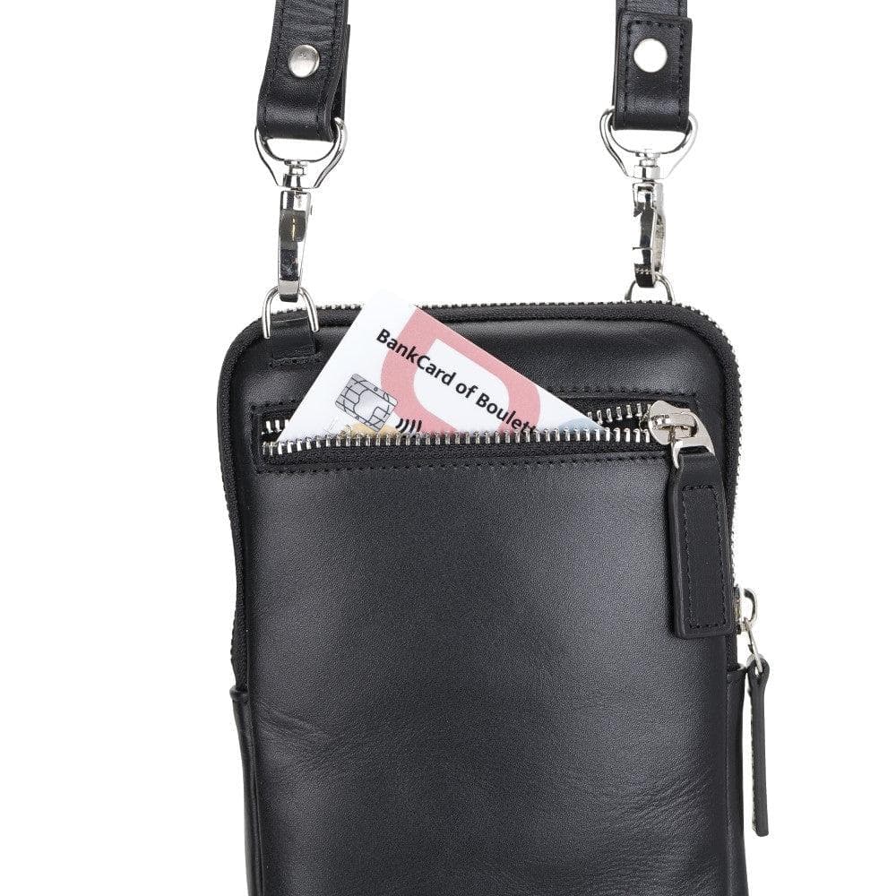 Nino Leather Crossbody Bag - Universal Wallet Case for Phones