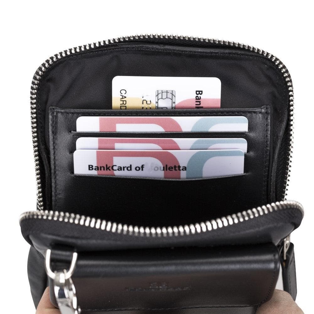 Nino Leather Crossbody Bag - Universal Wallet Case for Phones