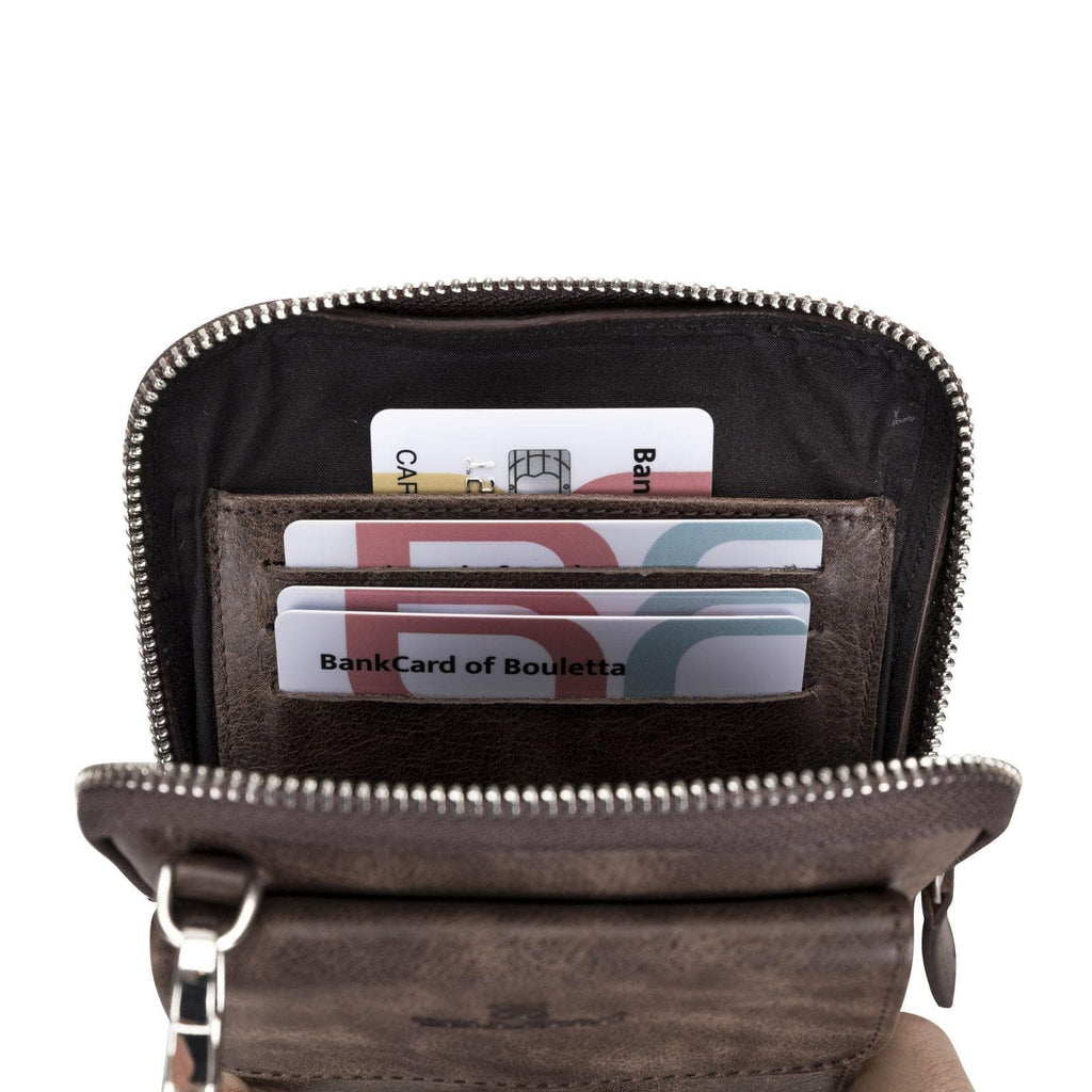 Nino Leather Crossbody Bag - Universal Wallet Case for Phones