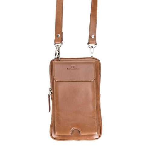Nino Leather Crossbody Bag - Universal Wallet Case for Phones