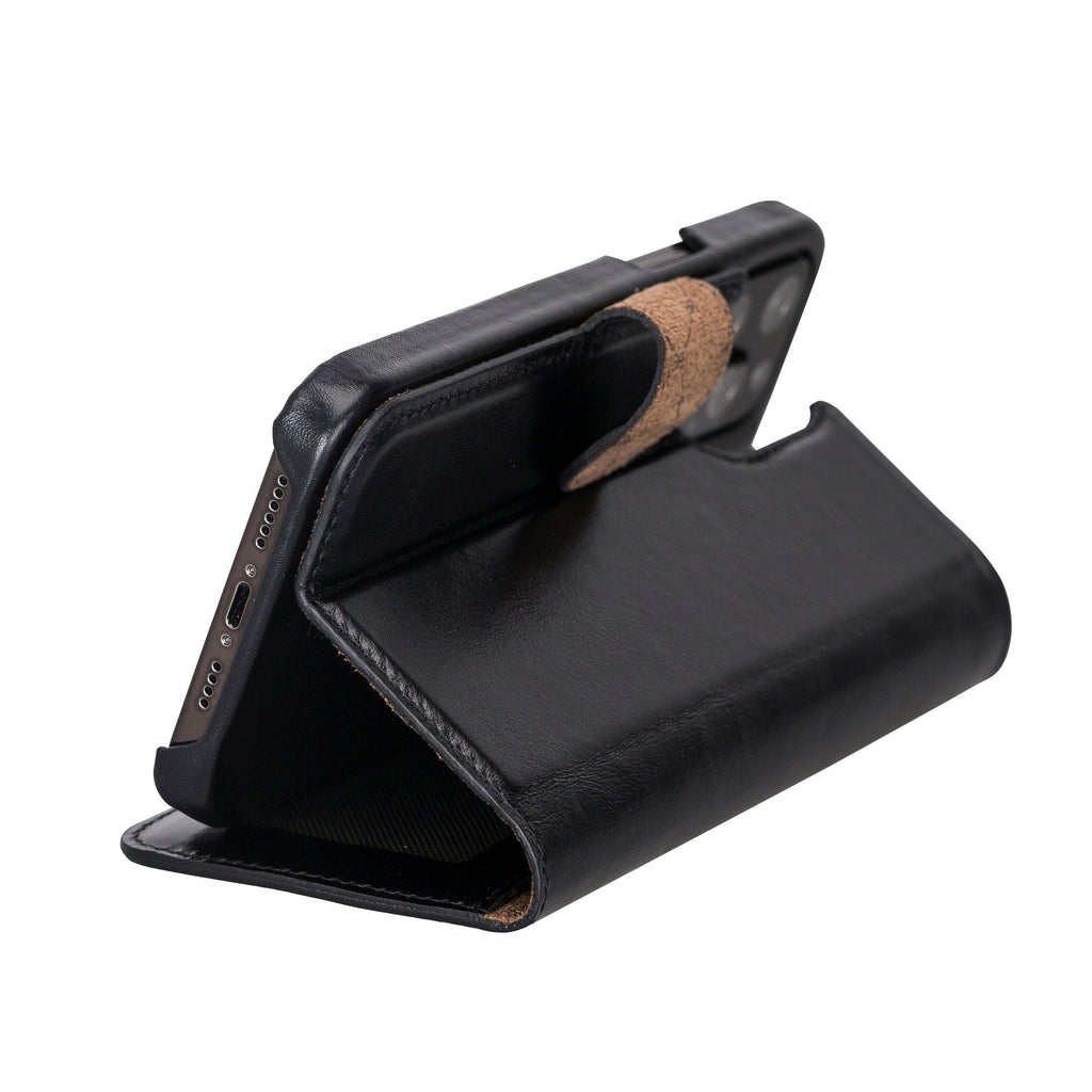 F360 Magnetic Detachable Leather Wallet Cases for Apple iPhone 12