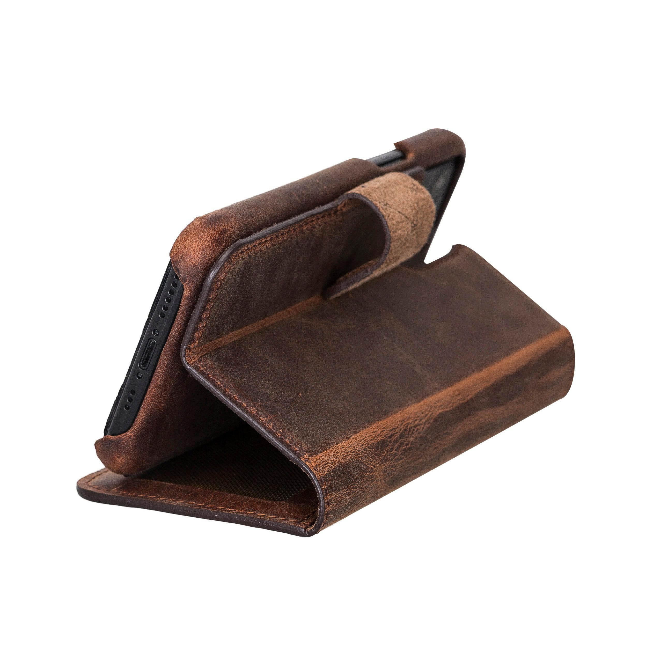 F360 Magnetic Detachable Leather Wallet Cases for Apple iPhone 12