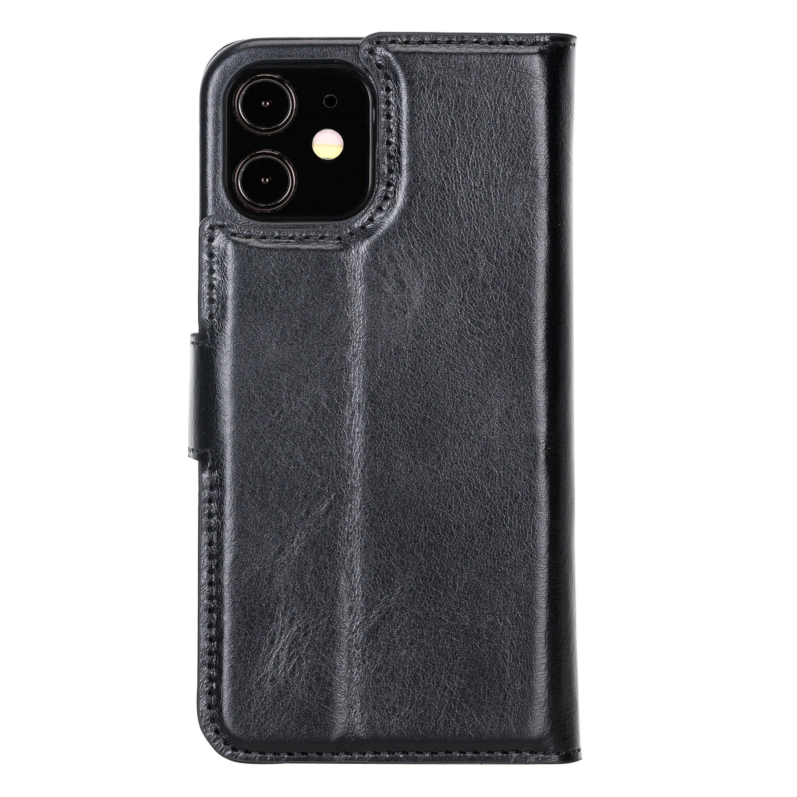 F360 Magnetic Detachable Leather Wallet Cases for Apple iPhone 12