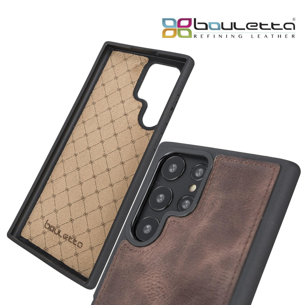 Samsung Galaxy S22 Series Genuine Leather Slim Back Cover Case