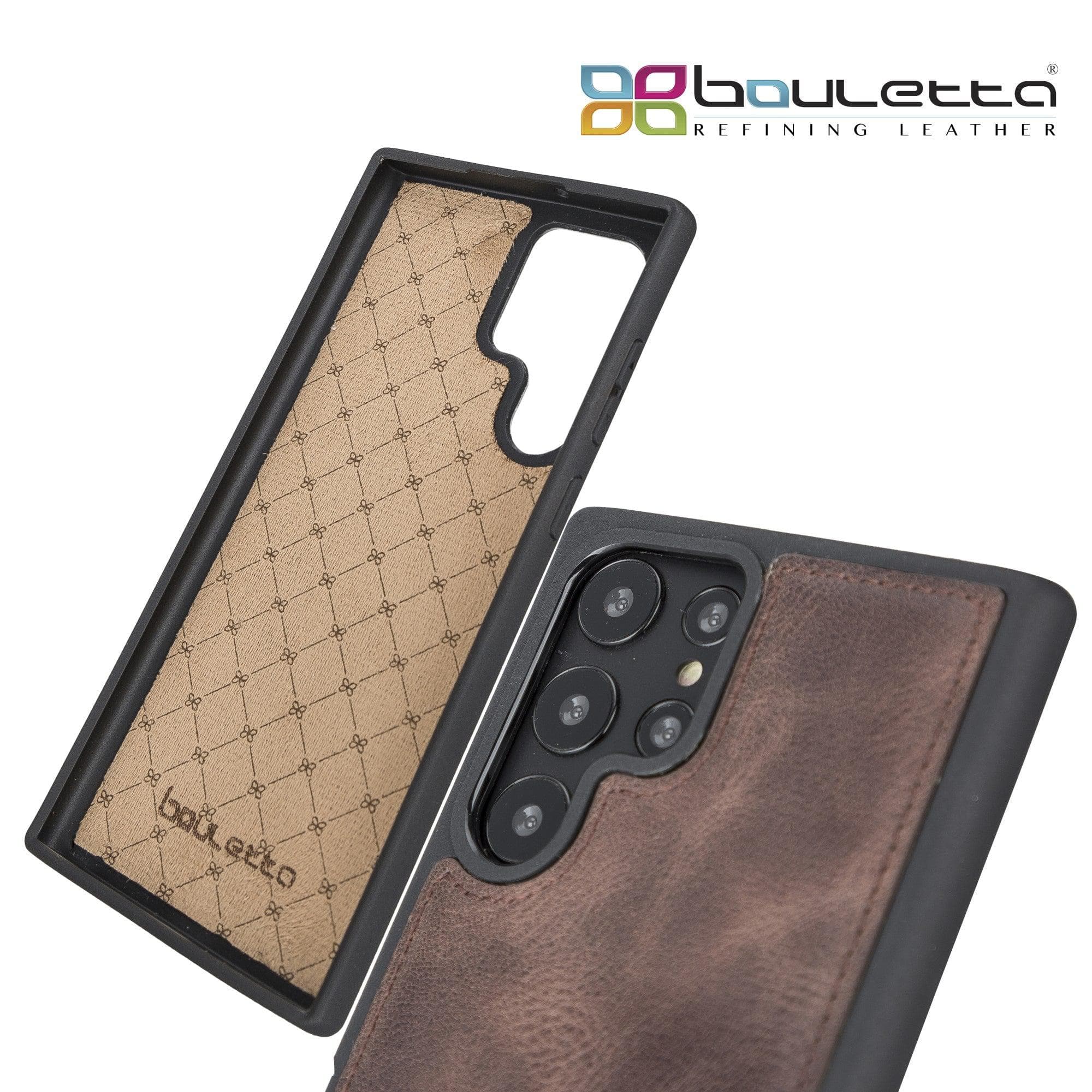 Samsung Galaxy S22 Series Genuine Leather Slim Back Cover Case