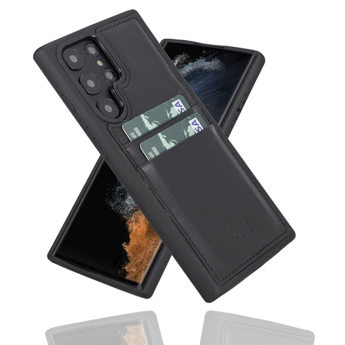 Samsung Galaxy S22 Series Genuine Leather Slim Back Cover Case with