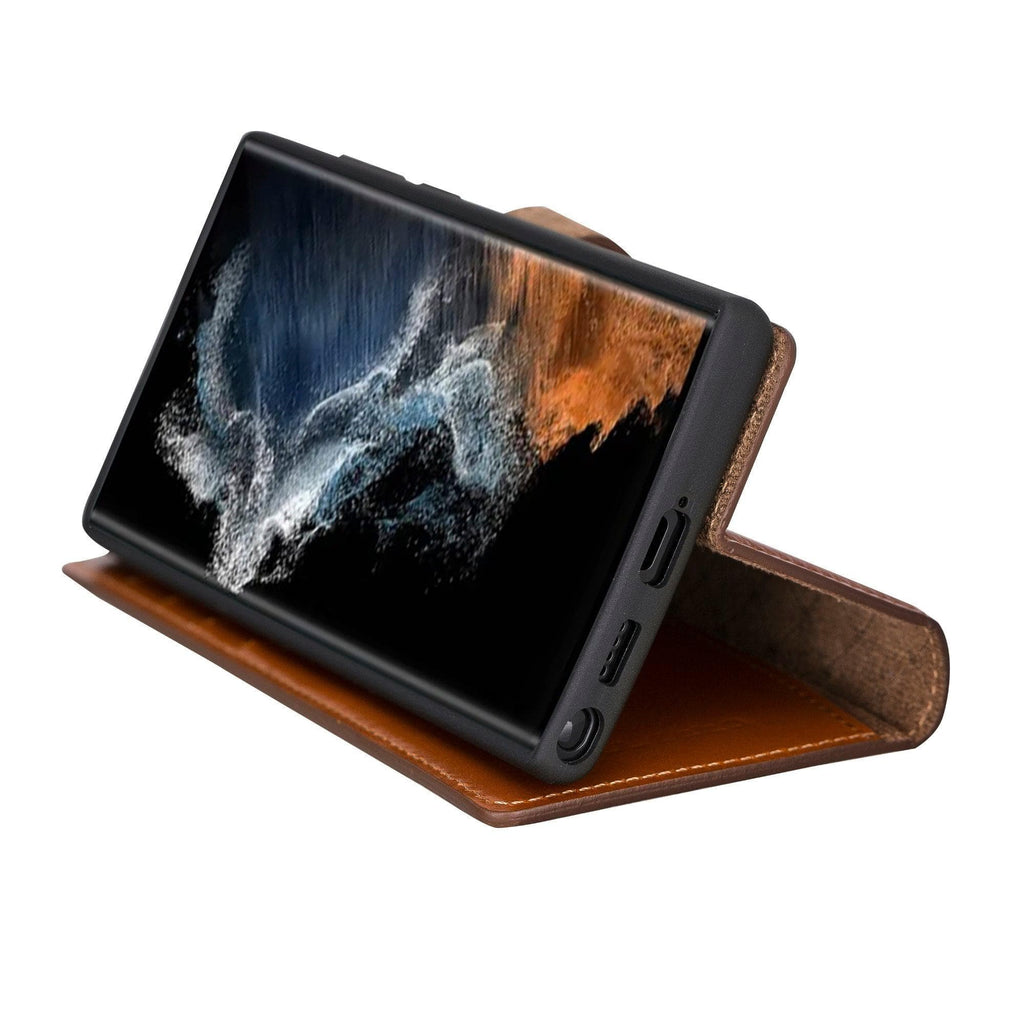Samsung Galaxy S22 Series Leather Detachable Wallet Case - MW
